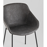 Стул Ashby экокожа серый варинант исполнения - 3 | Loft Concept в Краснодаре