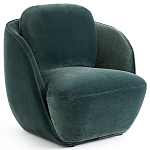 Полукруглое мягкое кресло Halle Green Armchair варинант исполнения - 2 | Loft Concept в Краснодаре