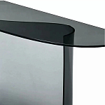 Консоль дымчатого цвета с изогнутым основанием Arabesque варинант исполнения - 1 | Loft Concept в Краснодаре