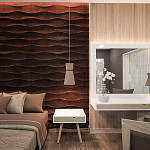 Гипсовая 3D панель с принтографией PM-03 варинант исполнения - 2 | Loft Concept в Краснодаре