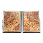 Портсигар на 10 сигарет с газовой зажигалкой из натурального камня Авантюрин Stone Cigarettes Cases варинант исполнения - 4 | Loft Concept в Краснодаре