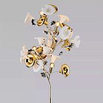 Торшер в виде белых и золотых цветов каллы Refined Taste of Light варинант исполнения - 2 | Loft Concept в Краснодаре