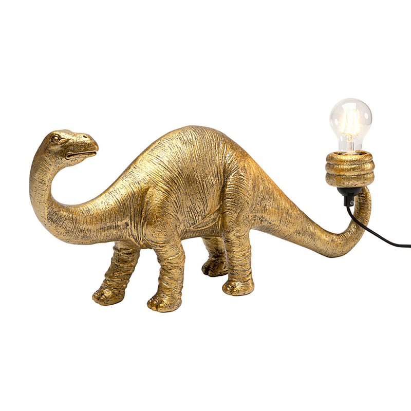 Настольная лампа для детской Золотой Динозавр  Золотой в Краснодаре | Loft Concept 