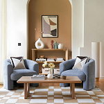 Стол журнальный из массива и шпона дуба Oak Essence Carden варинант исполнения - 6 | Loft Concept в Краснодаре