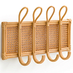Настенная вешалка из ротанга Wila Wall Hanger M варинант исполнения - 1 | Loft Concept в Краснодаре