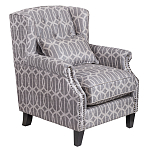 Кресло Henry Armchair grey velour варинант исполнения - 1 | Loft Concept в Краснодаре