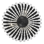 Потолочный светильник круглый с стеклянными бусинами Uniformity варинант исполнения - 1 | Loft Concept в Краснодаре