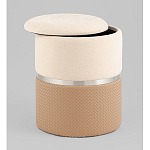 Пуф Mauldine с ящиком бежевый с экокожей варинант исполнения - 2 | Loft Concept в Краснодаре