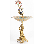 Фарфоровая чаша Фонтан птиц Verena варинант исполнения - 4 | Loft Concept в Краснодаре