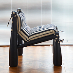 Кресло черно-белое со съемными подушками Celebrity варинант исполнения - 6 | Loft Concept в Краснодаре