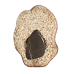 Бра с волнообразным стеклянным плафоном и вставкой из мрамора Liquid Stone варинант исполнения - 6 | Loft Concept в Краснодаре