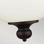 Подвесной светильник с белым стеклянным плафоном в форме шара на цепи Feiss варинант исполнения - 5 | Loft Concept в Краснодаре