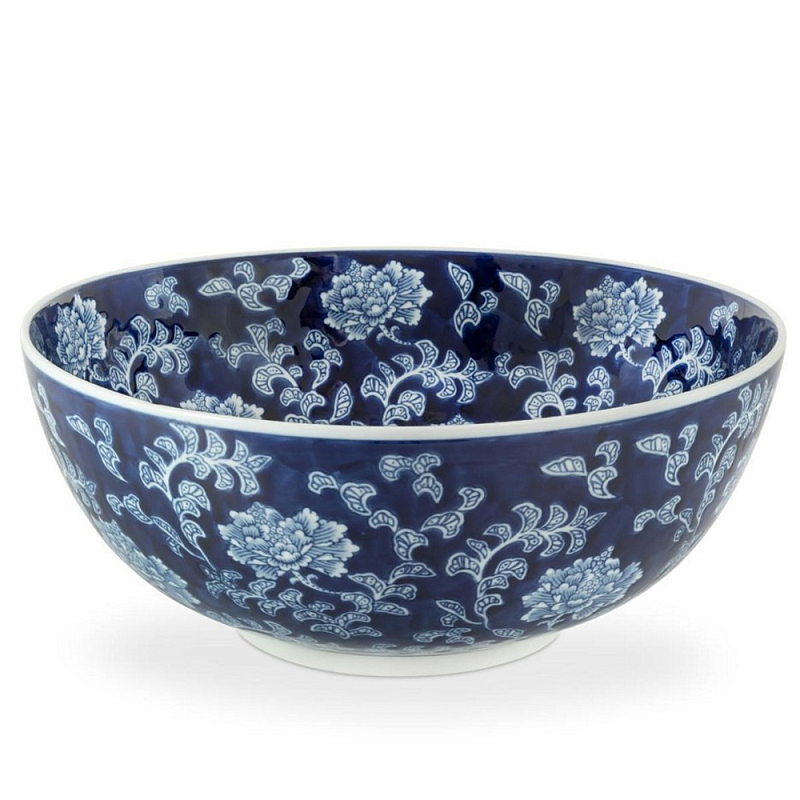 Салатник Bowl Chinoiserie Белый Синий в Краснодаре | Loft Concept 