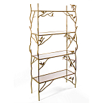 Стеллаж металлический с птичками Primavera варинант исполнения - 2 | Loft Concept в Краснодаре