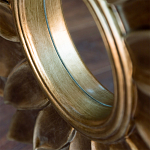 Зеркало-солнце с золотыми с лучами Rays of Peace варинант исполнения - 2 | Loft Concept в Краснодаре