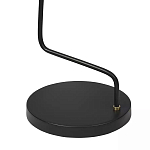 Торшер на изогнутом основании в сочетании черного и золотистого цвета Stable Base варинант исполнения - 4 | Loft Concept в Краснодаре