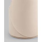 Пуф Loreen со спинкой вращающийся велюр молочный варинант исполнения - 3 | Loft Concept в Краснодаре