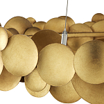 Люстра круглая из многослойных золотых дисков Metal Disc Chandelier варинант исполнения - 3 | Loft Concept в Краснодаре