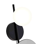 Бра с матовым плафоном в форме шара и зеркальной плоской панелью Lunar Echo  варинант исполнения - 1 | Loft Concept в Краснодаре