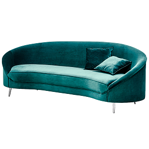 Диван Paulet Sofa Изумрудный велюр