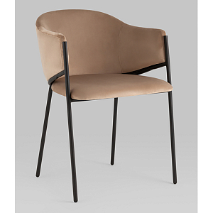 Стул Brace велюр капучино