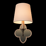 Бра с белым текстильным абажуром и фигурным основанием с зеркальной вставкой Vitorino варинант исполнения - 25 | Loft Concept в Краснодаре