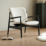 Кресло с каркасом и ножками из древесины и мягкими сиденьем и спинкой Venice варинант исполнения - 6 | Loft Concept в Краснодаре