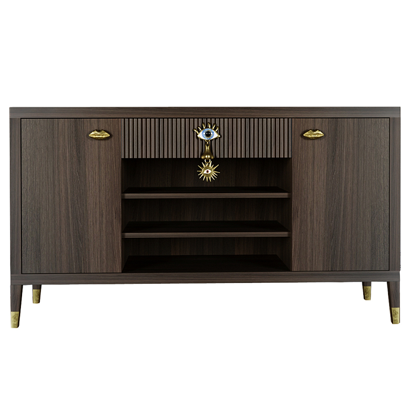 Комод-буфет Elsa Dreams Walnut с открытыми полками Орех Комод-буфет Elsa Dreams Walnut с открытыми полками Орех в Краснодаре | Loft Concept