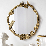 Настенное зеркало в бронзовой раме Eden Garden варинант исполнения - 4 | Loft Concept в Краснодаре