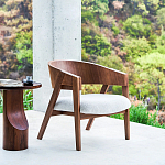 Приставной столик из массива дерева Walnut варинант исполнения - 10 | Loft Concept в Краснодаре