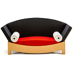 Дизайнерский диван с двумя подушками-валиками Poltronova Mitzi Sofa варинант исполнения - 1 | Loft Concept в Краснодаре