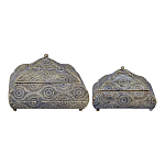Набор из двух шкатулок с эффектом патинирования Austronesian Caskets варинант исполнения - 1 | Loft Concept в Краснодаре