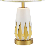 Настольная лампа с абажуром Femia White Gold Table Lamp варинант исполнения - 3 | Loft Concept в Краснодаре
