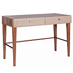 Стол письменный из массива бука с 2-мя ящиками бежевый Wenge Light варинант исполнения - 1 | Loft Concept в Краснодаре