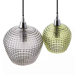 Подвесной светильник каскадный с 2-мя рельефными плафонами Cascade with Relief Lampshades варинант исполнения - 4 | Loft Concept в Краснодаре