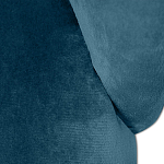 Барный стул вращающийся со спинкой Синий Велюр Vendramin Chair варинант исполнения - 3 | Loft Concept в Краснодаре