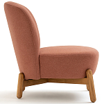 Кресло на деревянных ножках Olguin Pink Chair варинант исполнения - 3 | Loft Concept в Краснодаре
