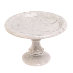 Фруктовница большая из натурального камня Мрамор Белый Natural Stone Fruit Bowls варинант исполнения - 2 | Loft Concept в Краснодаре