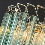 Дизайнерская люстра AQUA Blue Lagoon бирюзовое стекло несколько ярусов варинант исполнения - 4 | Loft Concept в Краснодаре