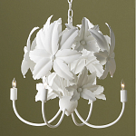 Люстра белая в виде цветков шиповника White Rosehip Flower варинант исполнения - 3 | Loft Concept в Краснодаре