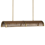 Люстра линейная полукруглой формы Wooden Horseshoe варинант исполнения - 4 | Loft Concept в Краснодаре