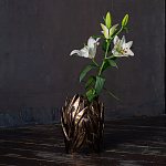 Ваза «Золотая» варинант исполнения - 2 | Loft Concept в Краснодаре