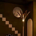 Обои ручная роспись Chez Nina by India Mahdavi Standard colourway on Perfect Green slub silk варинант исполнения - 2 | Loft Concept в Краснодаре