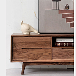 Тумба под телевизориз массива дерева TV Stand made of Walnut Wood варинант исполнения - 3 | Loft Concept в Краснодаре