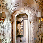 Обои ручная роспись Siam White Metal варинант исполнения - 3 | Loft Concept в Краснодаре