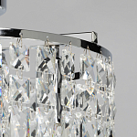 Потолочный светильник круглый с прозрачными подвесками Lunet варинант исполнения - 13 | Loft Concept в Краснодаре