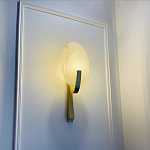 Бра с мраморным рассеивателем овальной формы Torch варинант исполнения - 6 | Loft Concept в Краснодаре