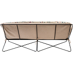 Трехместный диван на металлическом каркасе с цветочным принтом в стиле шинуазри Chinoiserie Birds on a Tree Sofa варинант исполнения - 2 | Loft Concept в Краснодаре