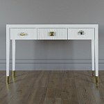 Дизайнерский Письменный стол Elsa Dreams White с тремя ящиками варинант исполнения - 1 | Loft Concept в Краснодаре