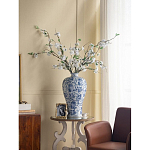 Ваза фарфоровая высокая с синими цветочными мотивами Independence варинант исполнения - 5 | Loft Concept в Краснодаре